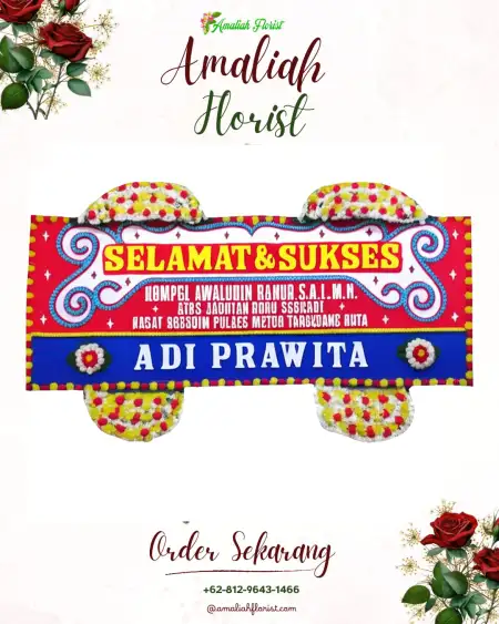 Papan Bunga Ucapan Selamat Gedung Wedding Jakarta Utara