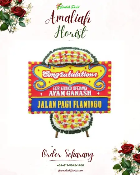 Sewa Papan Bunga Gedung Wedding Jakarta Utara